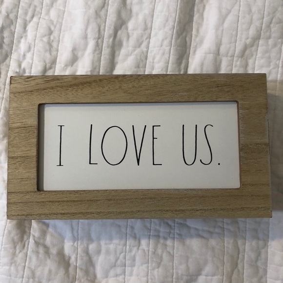 Rae Dunn Other - 🆕NWT Rae Dunn I Love Us Wall Sign ❤️